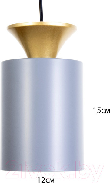 Изображение товара Потолочный светильник BayerLux Ванда / 9717769 (серый)