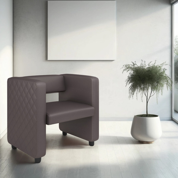 Изображение товара Кресло мягкое Monofix Йокки (экокожа/коричневый)