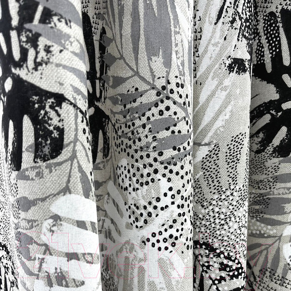 Изображение товара Комплект штор Nivasan Тропика-1 150x270 / H.Tr-1 (черный)