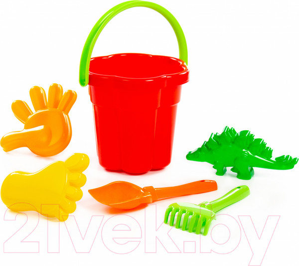 Изображение товара Набор игрушек для песочницы Полесье Ведро-цветок 365 / 36483