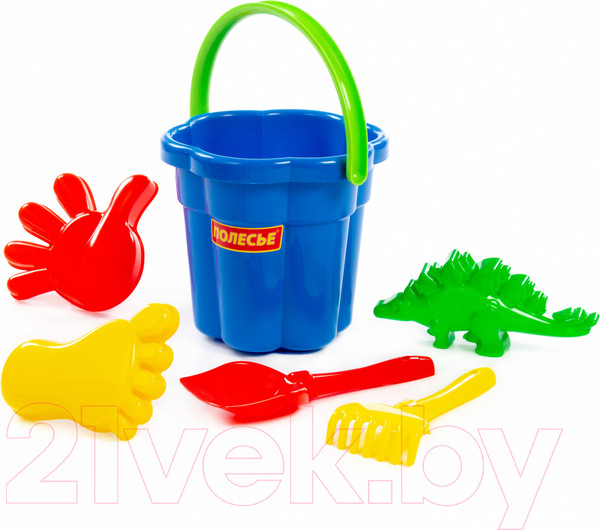 Изображение товара Набор игрушек для песочницы Полесье Ведро-цветок 365 / 36483