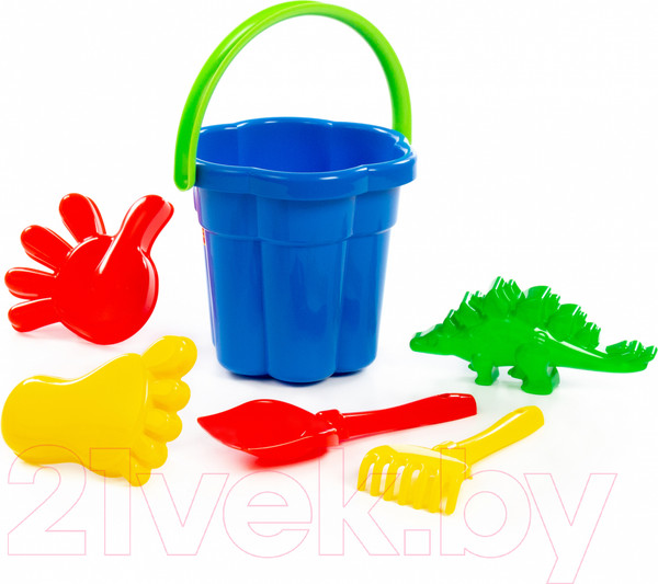 Изображение товара Набор игрушек для песочницы Полесье Ведро-цветок 365 / 36483