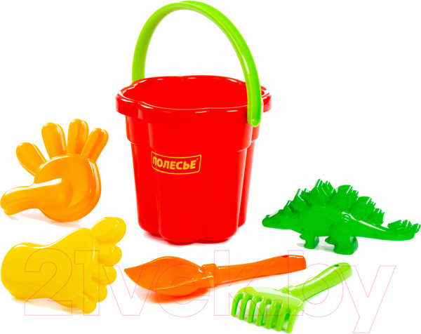 Изображение товара Набор игрушек для песочницы Полесье Ведро-цветок 365 / 36483