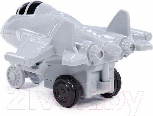 Изображение товара Самолет игрушечный Полесье Штурм / 64537 (инерционный)