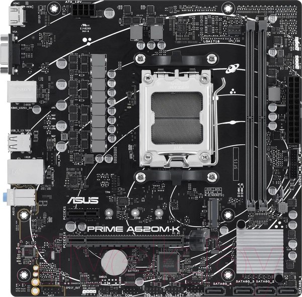 Изображение товара Материнская плата Asus Prime A620M-K
