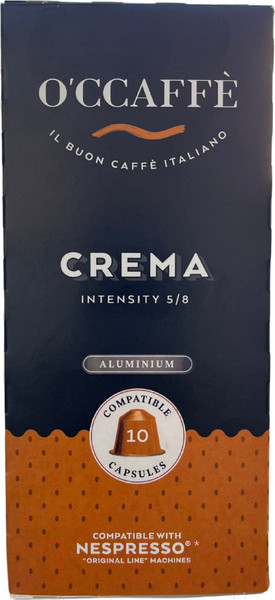 Изображение товара Кофе в капсулах O'ccaffe Crema Nespresso (10x5г)