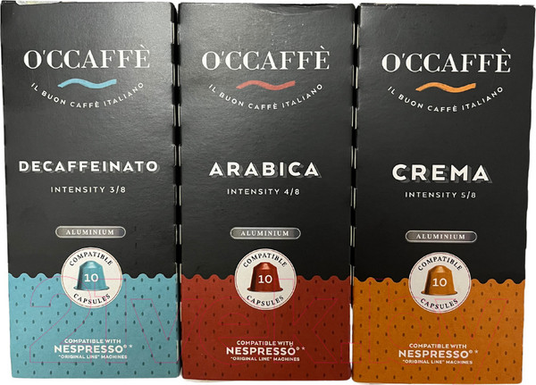 Изображение товара Кофе в капсулах O'ccaffe Crema Nespresso (10x5г)
