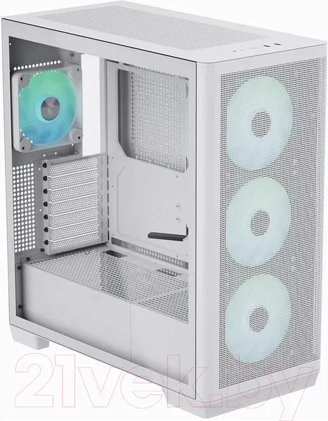 Изображение товара Корпус для компьютера AeroCool APNX Creator C1-WT-V1 (белый, без БП)