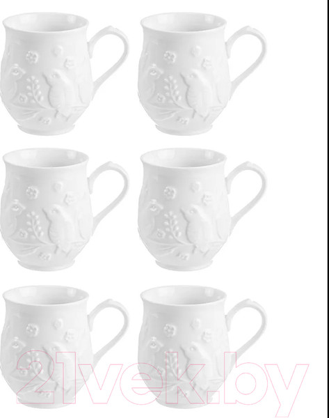 Изображение товара Набор кружек Elan Gallery Птички на ветке / 540787