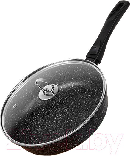 Изображение товара Сковорода Elan Gallery Гармония вкуса / 121154 (черный мрамор)