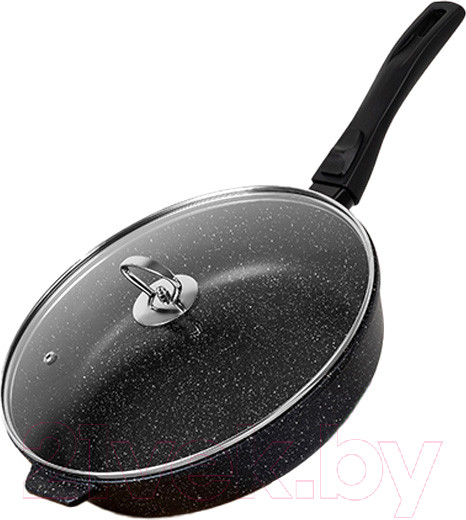Изображение товара Сковорода Elan Gallery Гармония вкуса / 121155 (черный мрамор)
