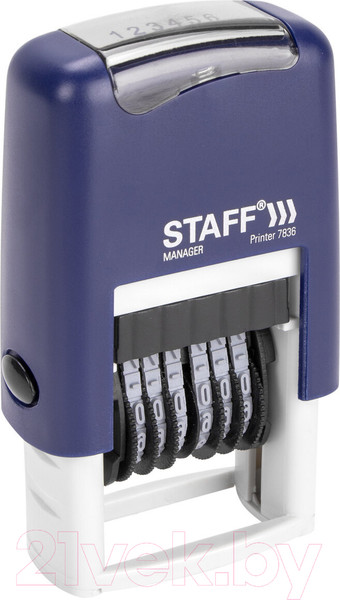 Изображение товара Штамп-нумератор Staff Printer 7836 / 237434