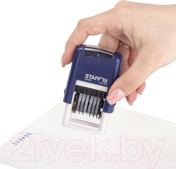 Изображение товара Штамп-нумератор Staff Printer 7836 / 237434