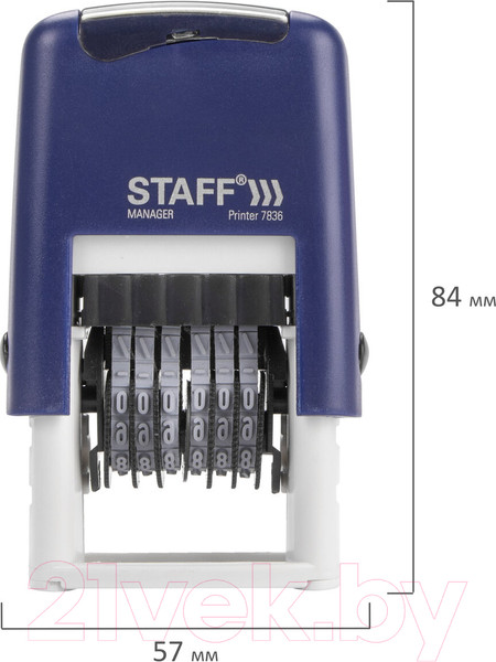 Изображение товара Штамп-нумератор Staff Printer 7836 / 237434