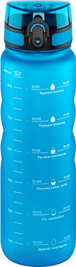 Изображение товара Бутылка для воды Elan Gallery Style Matte / 280206 (аквамар-морская волна)