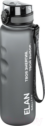 Изображение товара Бутылка для воды Elan Gallery Style Matte / 280207 (серый)