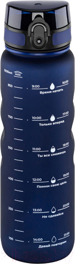Изображение товара Бутылка для воды Elan Gallery Style Matte / 280209 (темно-синий)