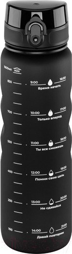 Изображение товара Бутылка для воды Elan Gallery Style Matte / 280210 (черный)