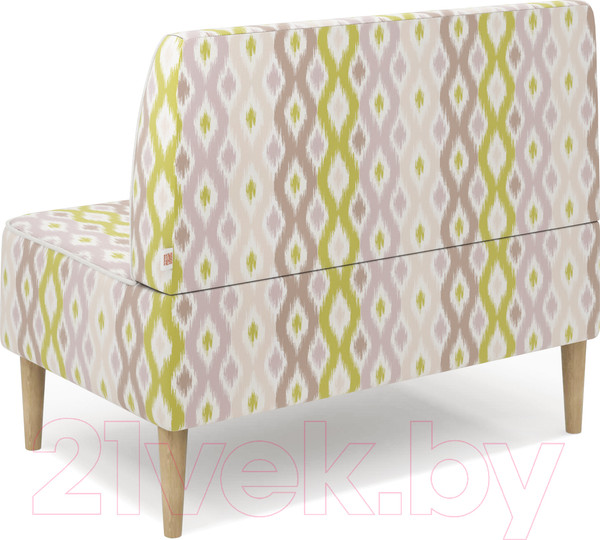 Изображение товара Диван Monofix Одос Принт (абстракция оливковый/микровелюр)