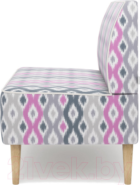 Изображение товара Диван Monofix Одос Принт (абстракция фиолетовый/микровелюр)