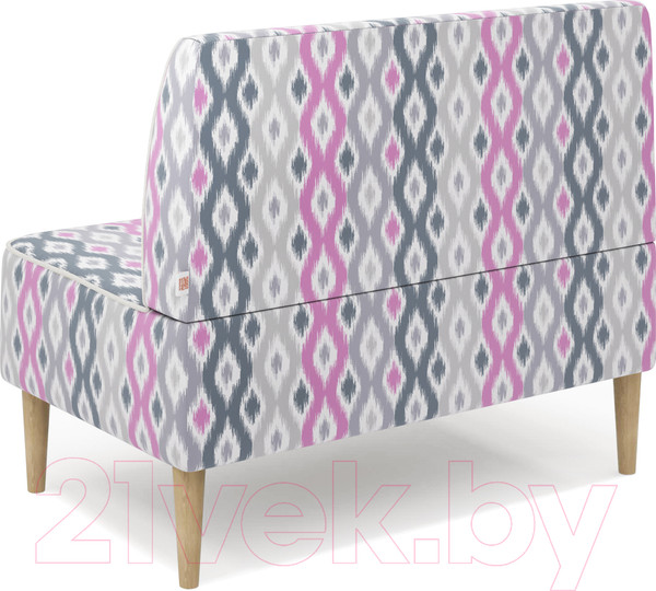 Изображение товара Диван Monofix Одос Принт (абстракция фиолетовый/микровелюр)