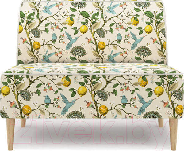 Изображение товара Диван Monofix Одос Принт (лимон/микровелюр)