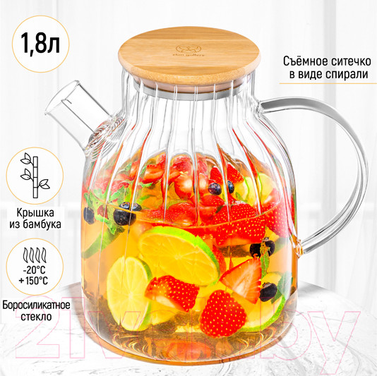 Изображение товара Заварочный чайник Elan Gallery Crystal glass / 360175