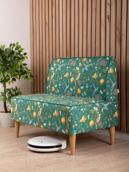 Изображение товара Диван Monofix Одос Принт (лимон зеленый/микровелюр)