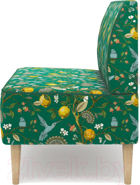 Изображение товара Диван Monofix Одос Принт (лимон зеленый/микровелюр)