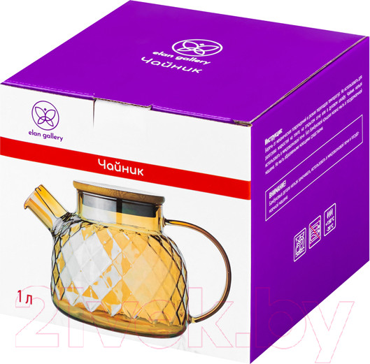 Изображение товара Заварочный чайник Elan Gallery Crystal glass / 360176