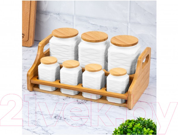 Изображение товара Набор емкостей для хранения Elan Gallery Айсберг волны / 620186