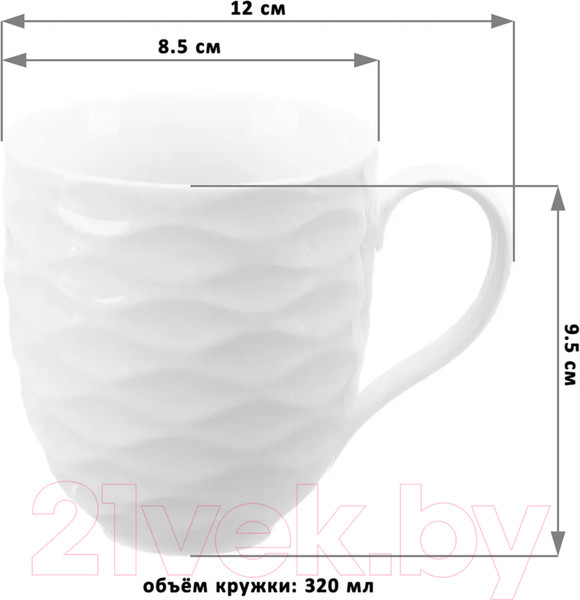 Изображение товара Кружка Elan Gallery Айсберг волны / 620142