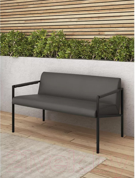 Изображение товара Диван садовый Monofix Юнта (темно-серый)