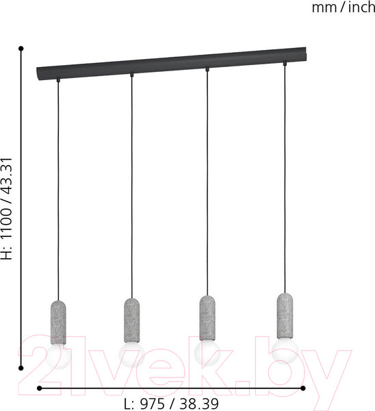 Изображение товара Люстра Eglo Giaconecchia 39832