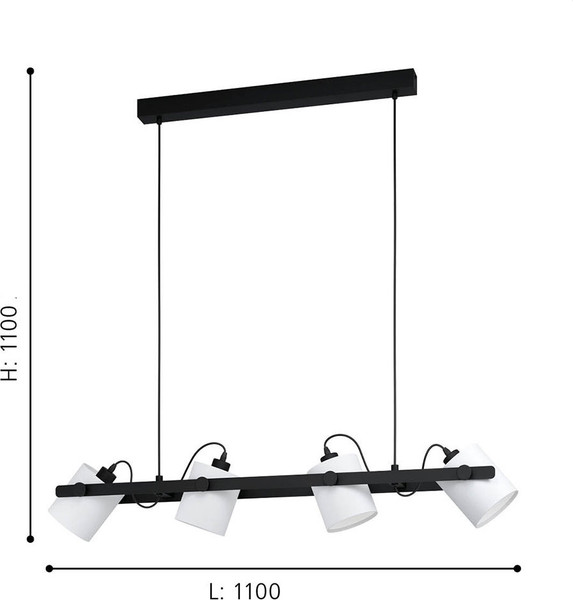 Изображение товара Люстра Eglo Hornwood 43425