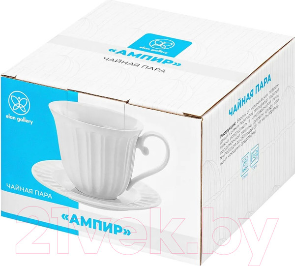 Изображение товара Чашка с блюдцем Elan Gallery Ампир / 620193