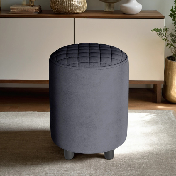 Изображение товара Пуф Monofix Йокки (велюр/темно-серый №8)