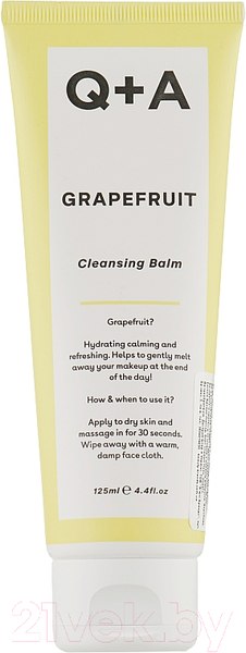 Изображение товара Гель для умывания Q+A Бальзам Grapefruit (125мл)