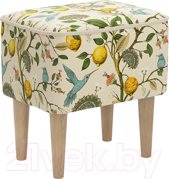 Изображение товара Пуф Monofix Одос Принт (лимон/микровелюр)