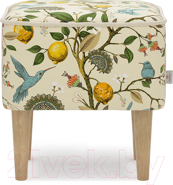 Изображение товара Пуф Monofix Одос Принт (лимон/микровелюр)