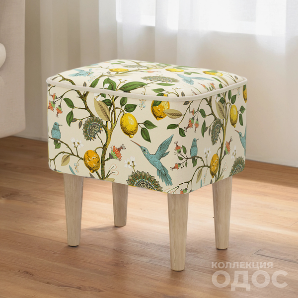 Изображение товара Пуф Monofix Одос Принт (лимон/микровелюр)