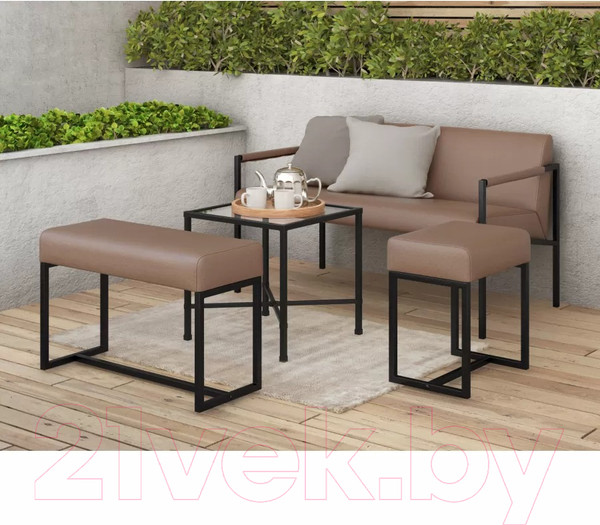 Изображение товара Табурет садовый Monofix Юнта (бежевый)