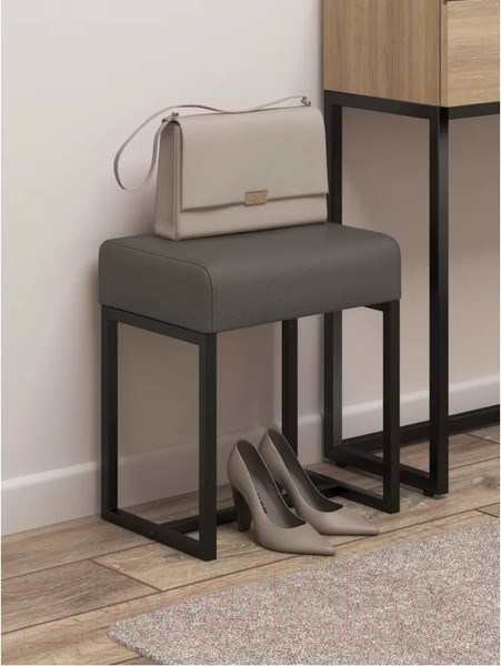 Изображение товара Табурет садовый Monofix Юнта (темно-серый)