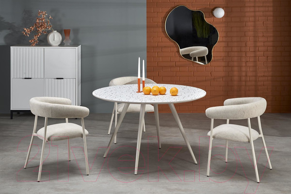 Изображение товара Обеденный стол Halmar Aramis (терраццо/белый)