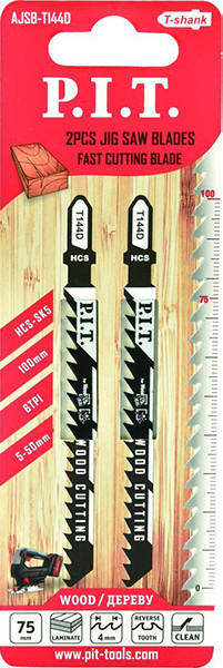 Изображение товара Набор пильных полотен P.I.T AJSB-T144D