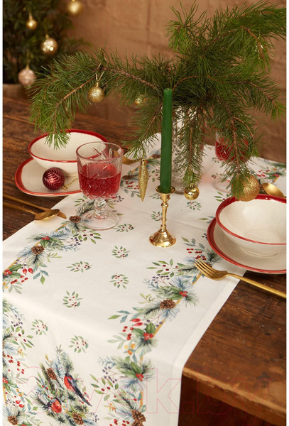 Изображение товара Дорожка на стол Этель Сhristmas bells / 7346928 (40x147)