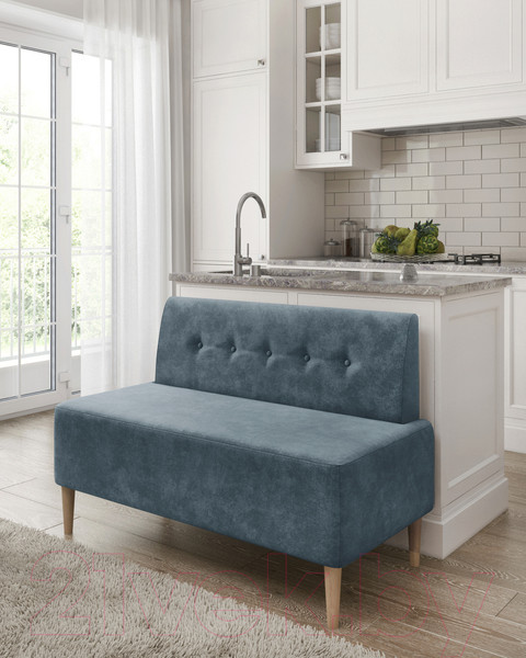 Изображение товара Диван Monofix Четт (микровелюр/пыльно-голубой №26)