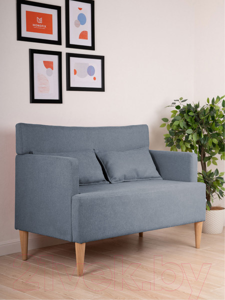 Изображение товара Диван Monofix Киус (микровелюр/темно-серый №22)