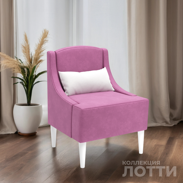 Изображение товара Кресло мягкое Monofix Лотти (велюр/бордовый №16)