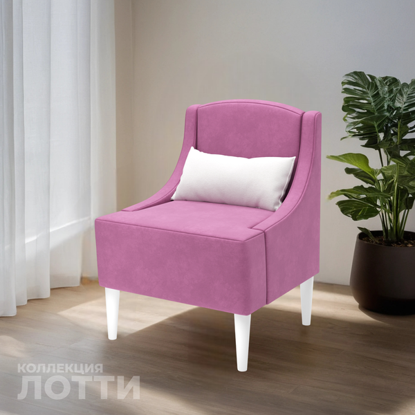 Изображение товара Кресло мягкое Monofix Лотти (велюр/бордовый №16)